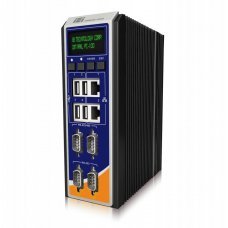 Компактный компьютер DRPC-100-CV-LED Extended temperture fanless embedded system with Intel® Atom™ N2800, with 2GB DDR3 memory, two GbE, four USB 2.0, two RS-232, two RS-422/485, two CAN-bus, one 8-bit DIO, 9V-28V DC, -20C to 65C, LED indeicato