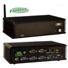 Компактный компьютер ECW-281BWD-8522L2W-R10/1GB Fanless Embedded System w/WAFER-8522, CM 1 GHz, 512 KB L2 cache, 2xGbE,802.11b/g wireless,w/ 1GB DDR400 memory, 9-36VDC In Only