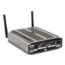 Компактный компьютер UIBX-210W-CV-N2600/2GB Fanless embedded system with Intel Atom N2600 DC 1.6GHz,Intel NM10 chipset,single-channel DDR3 800MHZ,built-in 2T2R 802.11b/g/n,12VDC-In,with 60W power adaptor,black