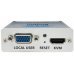 Устройство терминального доступа DKX2-101-V2 Secure single port KVM-over-IP switch with integrated local port access. Includes PS2/USB/VGA KVM cable, AC/DC adapter, and rack-mount kit