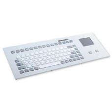 Клавиатура силиконовая TKG-083b-TOUCH-MODUL-PS/2-US/CYR (KG14237) панельная, русифицированная, 83 кнопки, корпус-металл, кнопки-силикон, тачпад