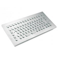 Клавиатура антивандальная TKV-084-MODUL-USB-US/CYR (KVxxxxx) панельная, металлическая (нерж.), русифицированная, 84 кнопки