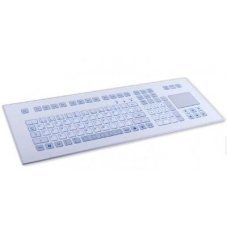 Клавиатура промышленная TKS-105c-TOUCH-MODUL-EP-USB-US/CYR (KS20239) панельная, русифицированная, 105 кнопок, тачпад, с защитой краёв