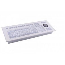 Клавиатура промышленная TKS-105c-TB50oF80-MODUL-EP-USB-US/CYR (KS20238) панельная, русифицированная, 105 кнопок, трекбол 50 мм, с защитой краёв