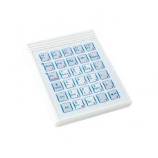 Клавиатура промышленная TKS-030-KGEH-PS/2-US (KS07351) настольная, 30 кнопок, английская раскладка, PS/2