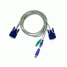 Кабель KC-1505C 5M KVM Combo Cable PS/2 w/USB Adapter Кабель KC-1505C 5M KVM Combo Cable PS/2 w/USB Adapter