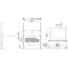 Консоль KVM Gemini 15-RU-SEA 1U 15 Консоль KVM Gemini 15-RU-SEA 1U 15