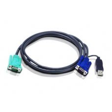 Кабель KVM Cable USB - 5M D-Sub 15 pin to VGA, USB Keyboard / Mouse Cable Кабель KVM Cable USB - 5M D-Sub 15 pin to VGA, USB Keyboard / Mouse Cable