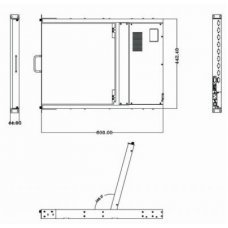 Консоль SMK980-17PBRU-SEA 1U, 17” LCD-keyboard drawer, 8 ports KVM switch with 8 x 1.8m PS2 KVM cables ( 17PB )