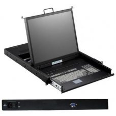Консоль SMK920-19UBRU-SEA 1U, 19” LCD-keyboard drawer, USB port, Metal, black color, with 1.8m USB KVM cable ( 19UB )