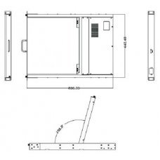 Консоль SMK920-17PBRU-SEA 1U, 17” LCD-keyboard drawer, PS/2 port, with 1.8m PS/2 KVM cables ( 17PB )