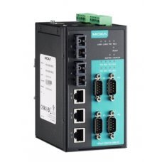 Преобразователь NPort S8455I-MM-SC-T 4 port RS-232/422/485, 3 x 10/100 Ethernet, 2 x 100MM Fiber, SC, 12-48 V