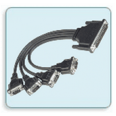 Кабель Opt-4D (CBL-M37M9x4-30) 30cm DB37 to 4-port DB9, male cable