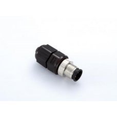 Разъем M12D-4P-IP68 Field-installable D-coded screw-in sensor connector, male