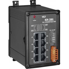 Модуль NSM-208G CR Unmanaged 8-Port Industrial 10/100 Base-T Ethernet Switch(Metal case)