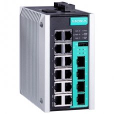 Коммутатор EDS-G516E-4GSFP-T Gigabit Ethernet switch with 12 10/100/1000 BaseTX ports and 4 SFP ports, -40 to +75°C