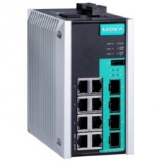 Коммутатор EDS-G512E-4GSFP-T Managed full Gigabit Ethernet switch with 8 10/100/1000BaseT(X) ports, and 4 100/1000Base SFP slots, t: -40/75