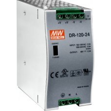 Блок питания DR-120-24 CR ICP DAS 24 V/5 A, 120 W Single Output Industrial DIN Rail Power Supply