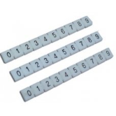 Маркер M-8003-PK Marker (0-9 numbered), White, 100ea