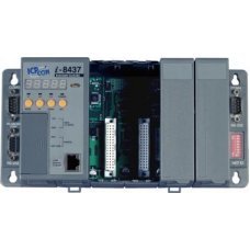 I-8437-80 CR ISAGRAF Embedded Controller with 5-digit seven segment Display, developing tool kit, 512 k flash, 512K SRAM, 4 slot I/O, support 10 mega ethernet, ISaGRAF Target driver and Target License (80MHz CPU)