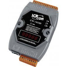 Модуль GW-7433D-G CR Modbus/TCP server to CANopen master Gateway