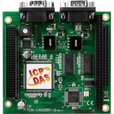 Плата PCM-CAN200P-D CR 2-Port Isolated Protection CAN Communication PC-104+ Module with 9-pin D-sub connector (Ro