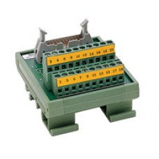Плата DIN-20P-01 20-pin Header Terminal Board with DIN rail, w/o cable