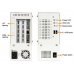 Корпус PAC-53GHW/916AP/IP-3S 3-Slot Half Size Chassis,white, W/ BP-3S-RS-R30/ACE-916AP-RS PSU