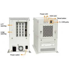 Корпус PAC-42GHW/916AP/IP-4S 4-Slot Half Size Chassis,white, W/ IP-4S-RS-R30/ACE-916AP-RS PSU