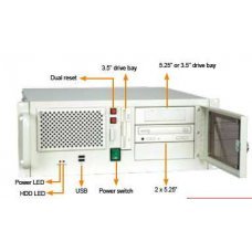 Корпус RACK-305GW/A130A-SEA 4U 14-slot Rackmount Chassis,White,2x 8cm fan,w/ACE-A130A-RS(300W ATX model)
