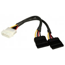 Кабель 32102-000100-200-RS SATA power wire cable for 2 devices, L: 15cm, 15pin 180° ( 32100-088600-RS, 32102-000100-100-RS )