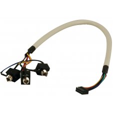 Кабель 32007-002600-100-RS Audio Cable w/o Bracket 3 Audio Jacks to One 10-pin (2x5) Connector (P:2.0), L:30cm ( 32000-072100-RS, 32007-002600-200-RS )