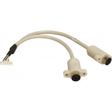 Кабель 32006-001100-100-RS Y Cable for KB/MS 6-pin, 2.0 mm pitch connector to Two female PS/2, L:13 cm ( 32000-023800-RS )