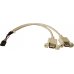 Кабель 32001-002700-200-RS 2 Ports USB Cable, L=210MM, 2.54мм ( без планки ) (32000-044300-RS)
