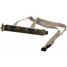 Кабель 19800-000112-RS CABLE MODULE DUPONT 2*5P P=2.0, IDIOT-PROOF *2, D-SUB 9P MALE *2 Standard, 00, L:300MM,BRACKETONE PCS PKG W/ LABEL (19800-000200-200)