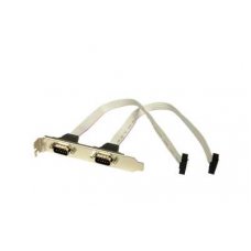 Кабель 19800-000051-RS Two D-9F cable W/ bracket,2x(2x5) 2.54mm pitch connector,L:23cm