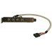 Кабель 19800-000020-RS Audio cable with bracket 4 audio jacks to one 12-pin(2x6) connector(P:2.54),L:25cm
