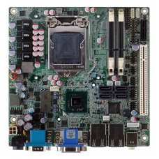 Плата KINO-DH610 Mini-ITX SBC supports LGA1155 CPU,DDR3,VGA/DVI-D/HDMI,Dual PCIe GbE,USB 2.0,SATA 3Gb/s,HD Audio