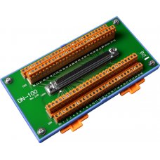 Плата DN-100-CA CR I/O Connector Block (Pitch= 381 mm) with DIN-Rail Mounting and 100-pin SCSI II female