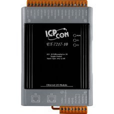 Модуль ET-7217-10 CR Ethernet I/O Module with 2-port Ethernet Switch, with 10/20-ch AI (RoHS)