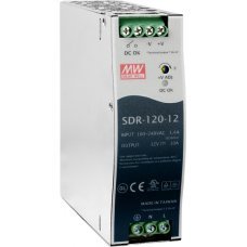 Блок питания SDR-120-12 ICP DAS 12 V/10 A, 120 W Single Output Industrial DIN Rail Power Supply with PFC Function
