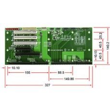 Кроссплата PBPE-06P3 6-slot [PCI-E x16 (1), PCI-E x4 (1), PCI (3)] PICMG 1.3 Industrial Backplane