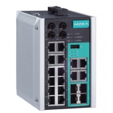 Коммутатор EDS-518E-MM-ST-4GTXSFP-T Managed Gigabit Ethernet switch with 12 10/100BaseT(X) ports, 2 100BaseFX multi-mode ports with ST connectors, and 4 combo 10/100/1000BaseT(X) or 100/1000BaseSFP ports, t: -40/75 Коммутатор EDS-518E-MM-ST-4GTXSFP-T Managed Gigabit Ethernet switch with 12 10/100BaseT(X) ports, 2 100BaseFX multi-mode ports with ST connectors, and 4 combo 10/100/1000BaseT(X) or 100/1000BaseSFP ports, t: -40/75