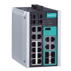 Коммутатор EDS-518E-SS-SC-4GTXSFP-T Managed Gigabit Ethernet switch with 12 10/100BaseT(X) ports, 2 100BaseFX single-mode ports with SC connectors, and 4 combo 10/100/1000BaseT(X) or 100/1000BaseSFP ports, t: -40/75 Коммутатор EDS-518E-SS-SC-4GTXSFP-T Managed Gigabit Ethernet switch with 12 10/100BaseT(X) ports, 2 100BaseFX single-mode ports with SC connectors, and 4 combo 10/100/1000BaseT(X) or 100/1000BaseSFP ports, t: -40/75