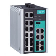Коммутатор EDS-518E-4GTXSFP-T Managed Gigabit Ethernet switch with 14 10/100BaseT(X) ports, and 4 combo 10/100/1000BaseT(X) or 100/1000BaseSFP ports, t: -40/75 Коммутатор EDS-518E-4GTXSFP-T Managed Gigabit Ethernet switch with 14 10/100BaseT(X) ports, and 4 combo 10/100/1000BaseT(X) or 100/1000BaseSFP ports, t: -40/75