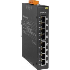 Коммутатор NSM-208PSE-24V CR Unmanaged 8-port 10/100 Mbps PoE (PSE) Ethernet Switch with Metal Casing; +24 VDC Input (RoHS)