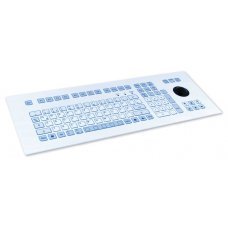 Клавиатура промышленная TKS-105c-TB38-MODUL-EP-PS/2-US/CYR (KS20235) панельная, русифицированная, 105 кнопок, трекбол 38мм, с защитой краёв