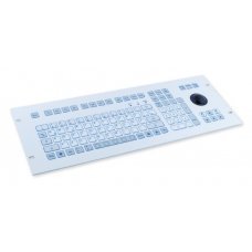 Клавиатура промышленная TKS-105c-TB38-FP-4HE-USB-US/CYR (KS19278) стоечная 4U, русифицированная, 105 кнопок, трекбол 38мм