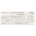 Клавиатура пылевлагозащитная TKG-106-IP68-WHITE-USB-US/CYR (KG22303) настольная, русифицированная, полная защита IP68, 106 кнопок