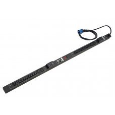 Устройство распределения электропитания PXE-1493 1PH, 230V, 32A, 24 outlets: 20 x IEC C13 and 4 x IEC C19, plug: IEC 60309 32A, 7.4 – 7.7kVA, 0U vertical PDU, Ethernet, RS485 serial, USBB, and en